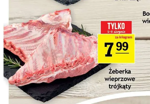 Żeberka wieprzowe trójkąty promocja w Gram Market