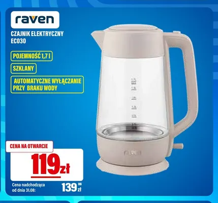 Czajnik elektryczny Raven EC030 promocja w RTV EURO AGD