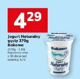 Jogurt naturalny gęsty promocja w Hitpol