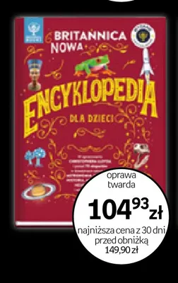 Książka Britannica Nowa Encyklopedia dla dzieci oprawa twarda promocja w Empik