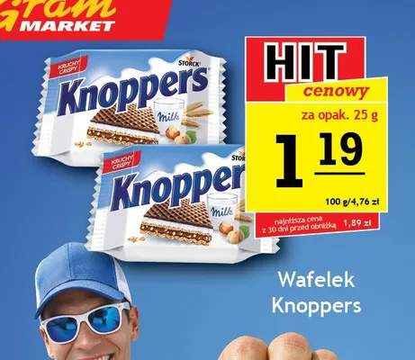 Wafelek Knoppers promocja w Gram Market