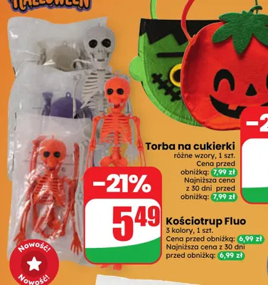 Kościotrup Fluo promocja w Dino