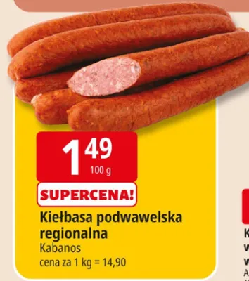 Kiełbasa podwawelska regionalna promocja w Leclerc