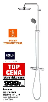 Kolumna prysznicowa Vitalio Start 210 promocja w OBI