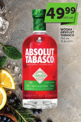 Wódka Absolut Tabasco promocja w Euro Sklep