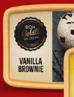 Lody Bon Gelati Vanilla Brownie promocja w Lidl