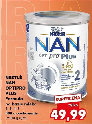 Formuła na bazie mleka Nestlé NAN Optipro Plus 2 promocja w Kaufland