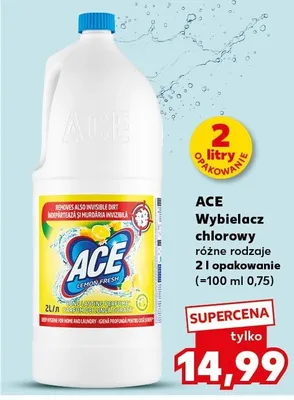 Wybielacz chlorowy różne rodzaje 2 l opakowanie promocja w Kaufland