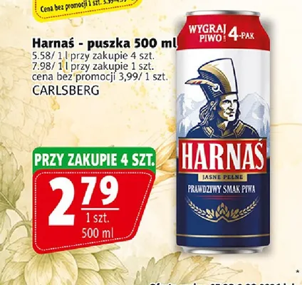 Piwo Harnaś promocja w Prim Market