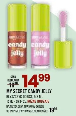 Błyszczyk do ust candy jelly, 5,8ml promocja w Drogerie Natura