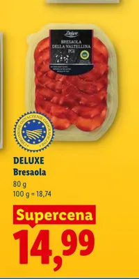 Bresaola Deluxe promocja w Lidl