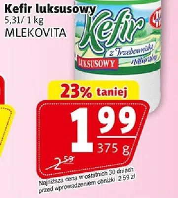 Kefir luksusowy promocja w Prim Market
