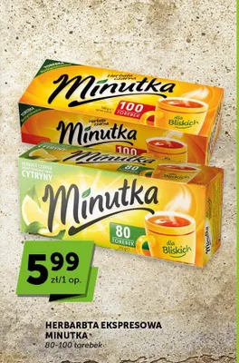 Herbata cytrynowa Minutka promocja w Groszek