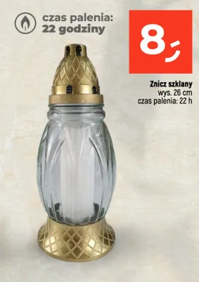 Znicz szklany promocja w Dealz