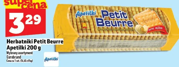 Herbatniki petit beurre promocja w TOPAZ