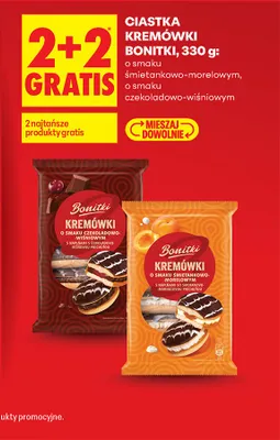 Ciastka kremówki 330g 2+2 GRATIS promocja w Biedronka