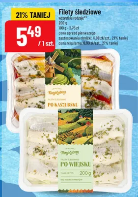 Filety śledziowe po wiejsku TargRybny promocja w POLOmarket