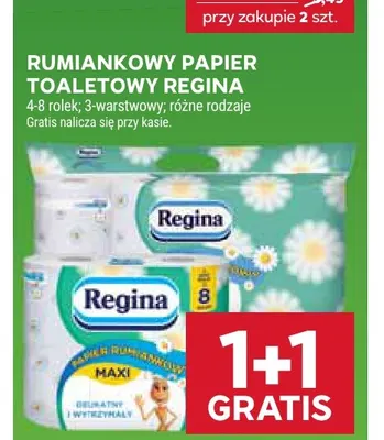Papier toaletowy rumiankowy Regina 3-warstwowy promocja w Stokrotka