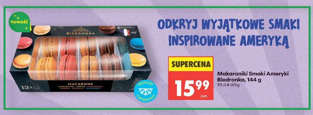 Makaroniki Smaki Ameryki Biedronka promocja w Biedronka