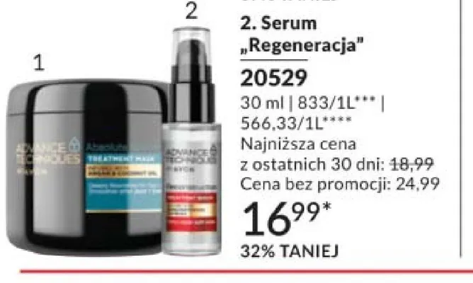 Serum Regeneracja Advance Techniques promocja w AVON