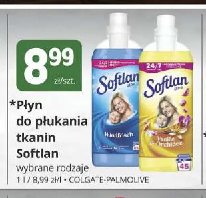Płyn do płukania tkanin Softlan Vanille & Orchidee promocja w Marketvita