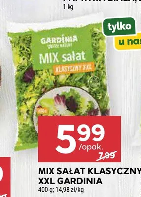 Mix sałat klasyczny XXL Gardinia promocja w Stokrotka