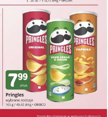 Chipsy Pringles promocja w Marketvita