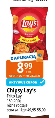 Chipsy Lay's Frito Lay promocja w Leclerc