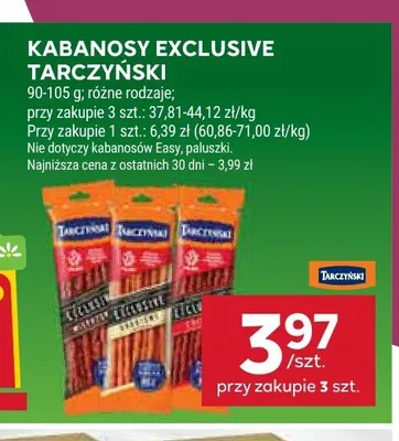 Kabanosy Exclusive Tarczyński promocja w Stokrotka