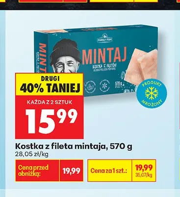 Kostka z fileta mintaja promocja w Biedronka