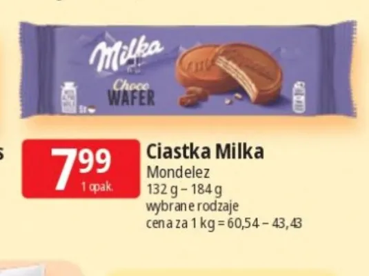 Ciastka Milka promocja w Leclerc