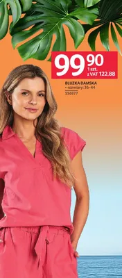 Bluzka damska rozmiar 36-44 promocja w Selgros