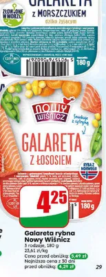 Galareta rybna z łososiem Nowy Wiśnicz promocja w Dino