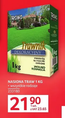Nasiona traw Trawnik Dekoracyjny 1kg promocja w Selgros