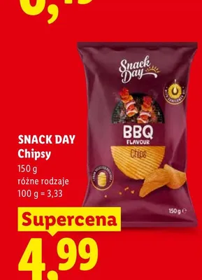 Chipsy Snack Day BBQ promocja w Lidl