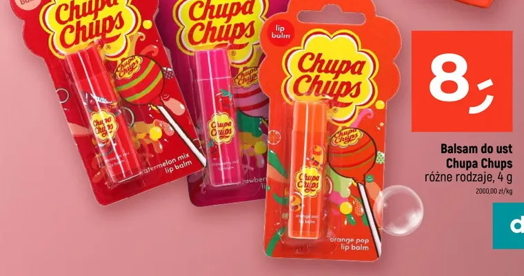 Balsam do ust Chupa Chups Orange Pop promocja w Dealz