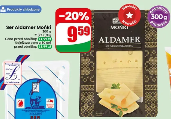 Ser Aldamer Mońki promocja w Dino