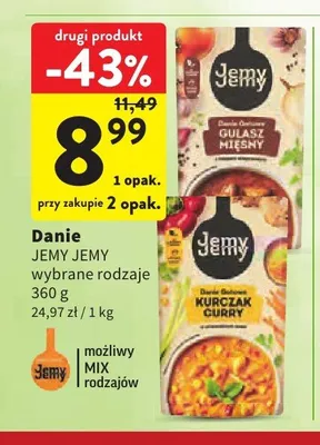 Danie Gulasz mięsny Jemy Jemy promocja w Intermarche