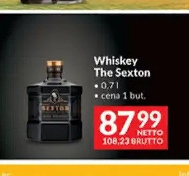 Whiskey The Sexton promocja w Makro