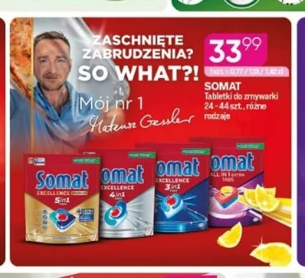 Tabletki do zmywarki Somat promocja w Drogerie Koliber