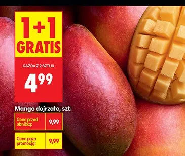 Mango dojrzałe promocja w Biedronka