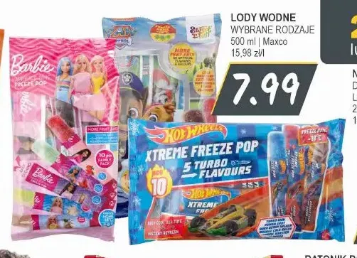 Lody wodne Maxco promocja w Słoneczko