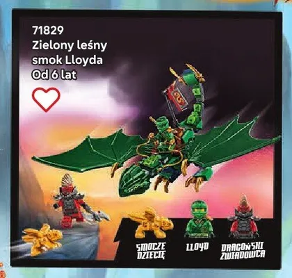 Klocki LEGO Ninjago 71829 Zielony leśny smok Lloyda promocja w LEGO