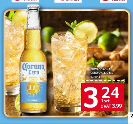 Piwo bezalkoholowe Corona Cero promocja w Selgros