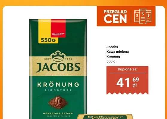 Kawa mielona Jacobs Krönung promocja w Dino