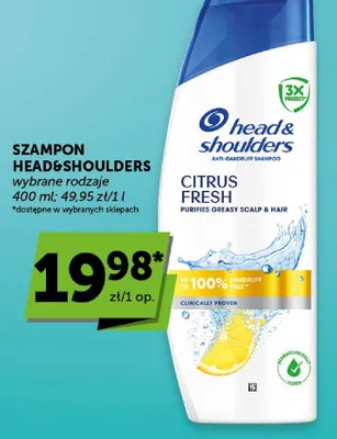 Szampon Head&Shoulders wybrane rodzaje promocja w ABC