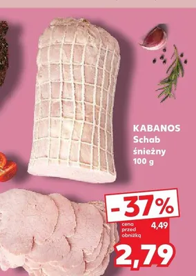 Schab śnieżny Kabanos promocja w Kaufland