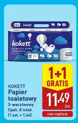 Papier toaletowy Kokett 3-warstwowy promocja w Aldi