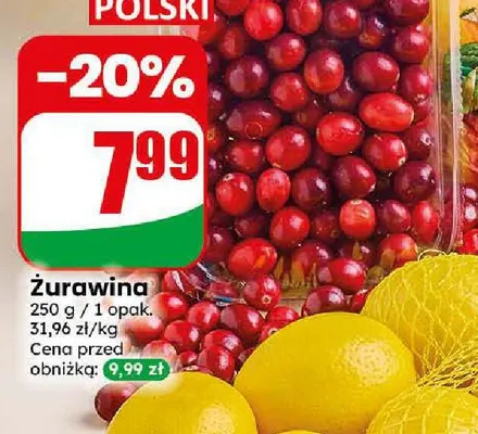 Żurawina promocja w Dino