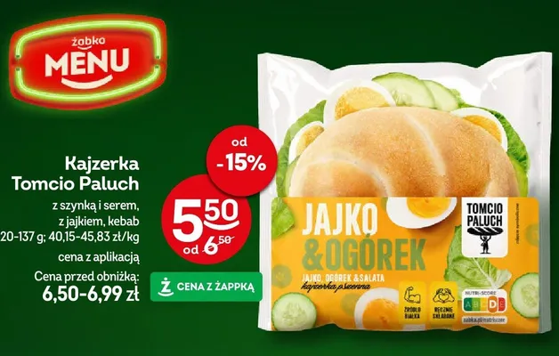 Kajzerka Tomcio Paluch kebab promocja w Żabka